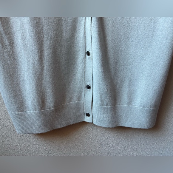 Zara Knit Button Up Vest in Gray (Size:L) - Picture 11 of 17